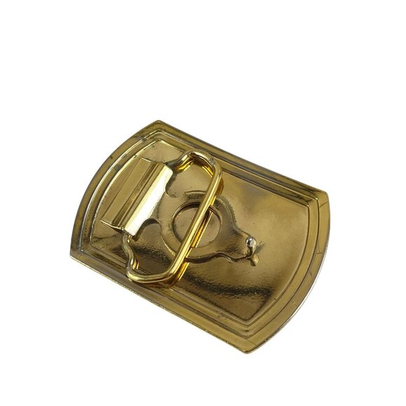 B.P.O.E. Belt Buckle With Gold & Silver Finish Featuring Elk Design - Picture 3 of 6